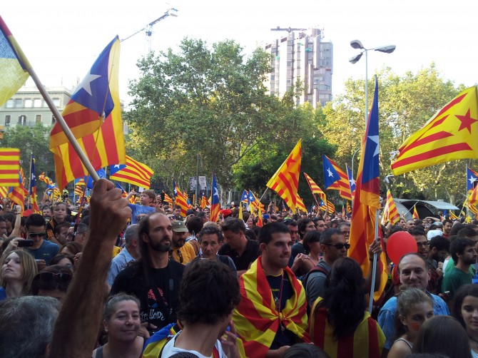 Catalonia Independence Rally September 11 2012