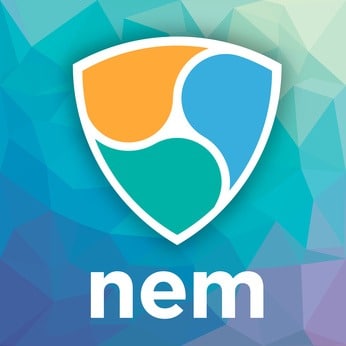 visual NEM XEM blockchain cripto currency vector logo