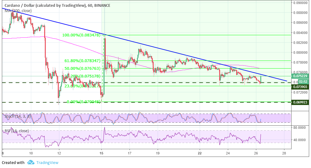 Cardano Ada Bags Trezor Wallet Support Ada Usd Bulls Make A Comeback Forex Crunch