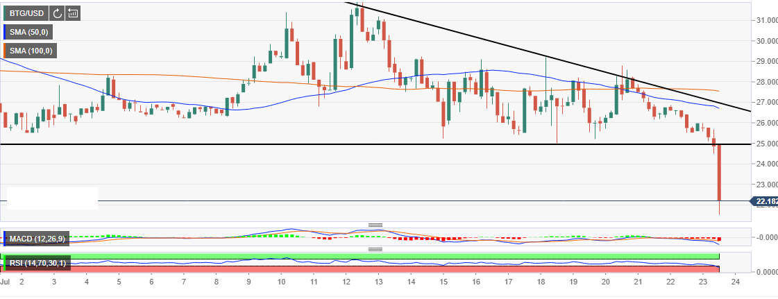 Bitcoin Gold Usd Chart