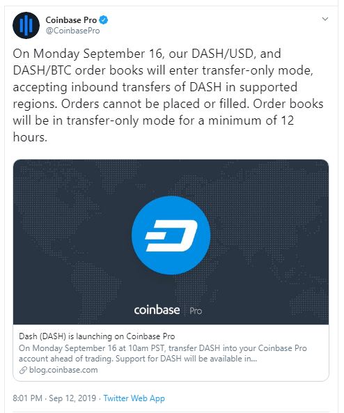 Coinbase Dash