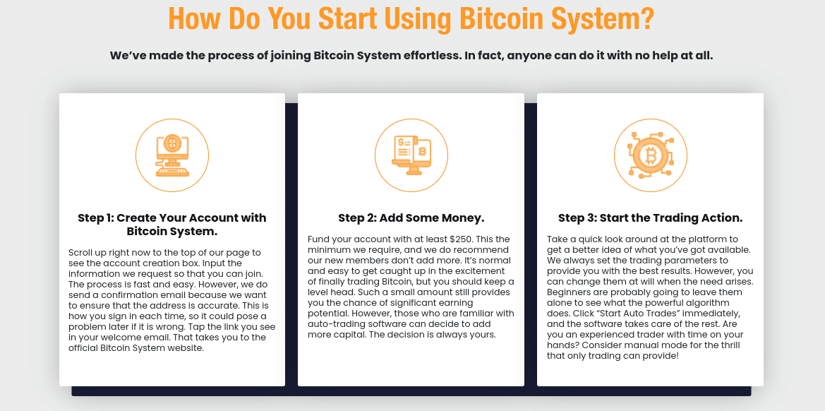 how does bitcoin system work?