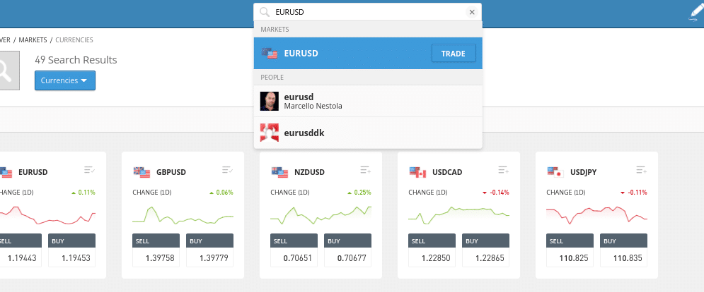 trade forex etoro