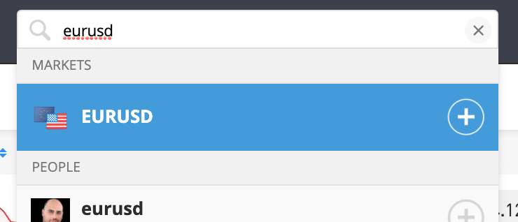 etoro trade eur/usd