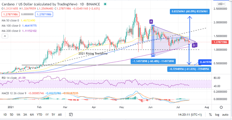 Cardano Daily Price Chart