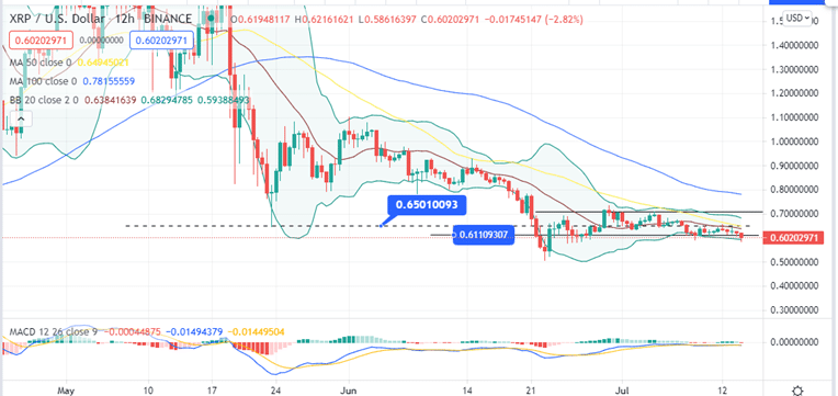 Ripple Price 12-hour Chart