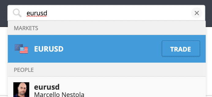 etoro trade eur/usd