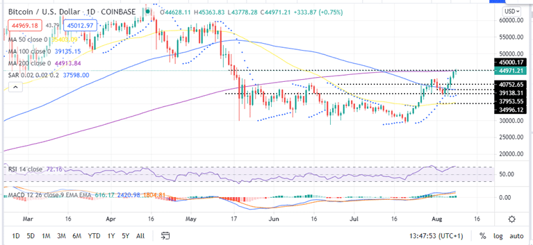 Bitcoin Price Daily