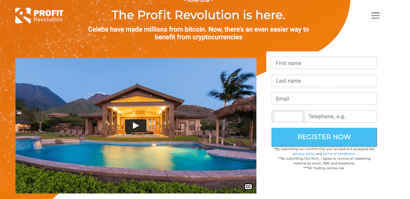 Profit Revolution registration