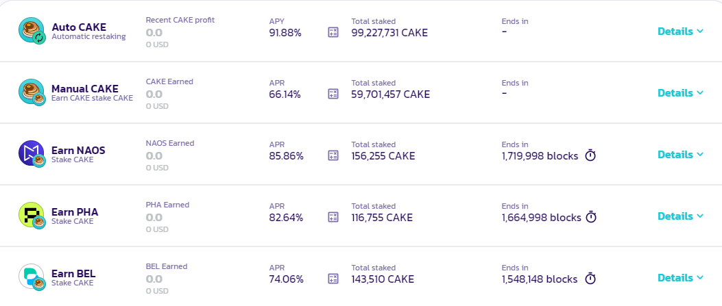 Crypto Staking on PancakeSwap