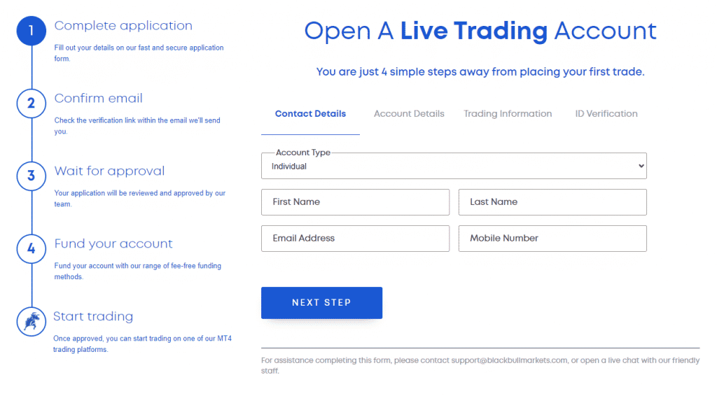 blackbull markets registration