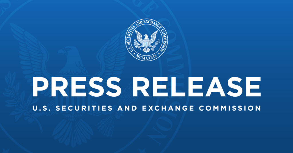 SEC press release card for the Innovation Exemption order on tokenised stock trading