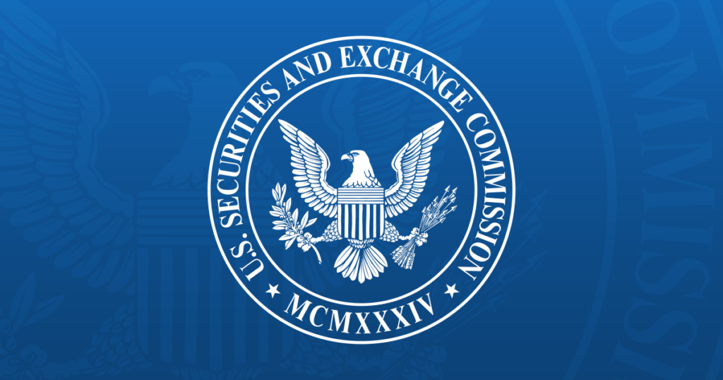 US Securities and Exchange Commission social media card
